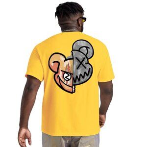 NEW - Shein Manfinity EMRG Men Plus Cartoon Graphic Tee -  US-1XL (2XL)